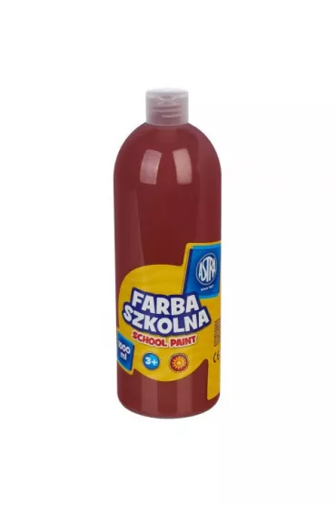 Astra Farba szkolna ciemnobr�zowa 1000 ml
