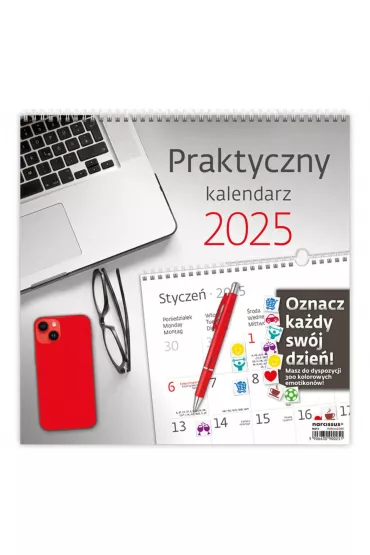 Helma Kalendarz 2025 30x30 Praktyczny
