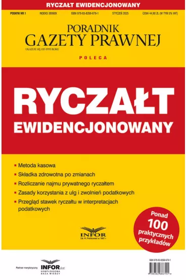 Rycza�t ewidencjonowany Podatki 1/2025 - Grzegorz Zi�kowski