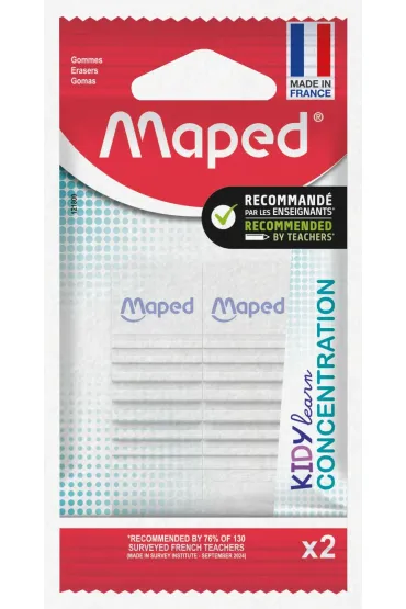Maped Gumka KidyLearn Concentration 2 szt.