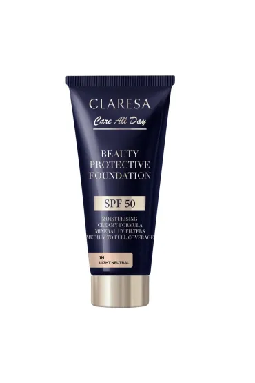 Claresa Beauty Protective Foundation nawilajcy podkad z filtrem SPF50 1N Light Neutral 30 ml