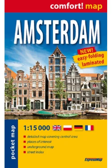Amsterdam. Plan miasta 1:15 000