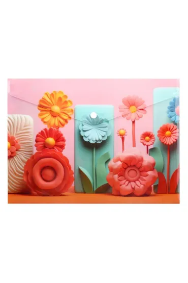 Panta Plast Koperta A4 PP na nap� z nadrukiem Modern Flowers