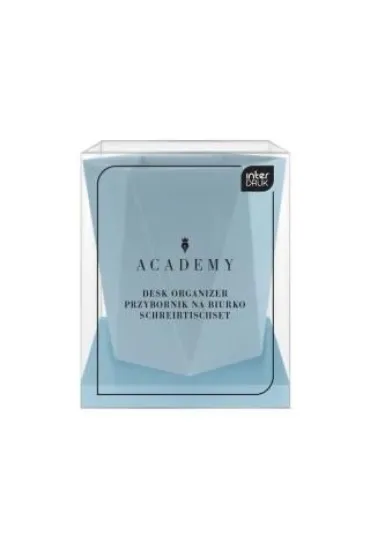 Interdruk Przybornik na biurko Academy Niebieski