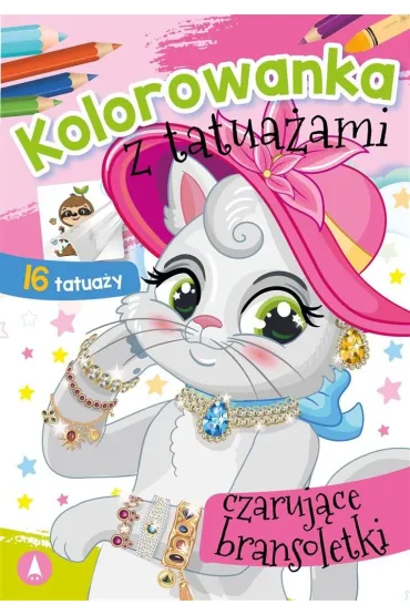 Kolorowanka z tatua�ami. Czaruj�ce bransoletki
