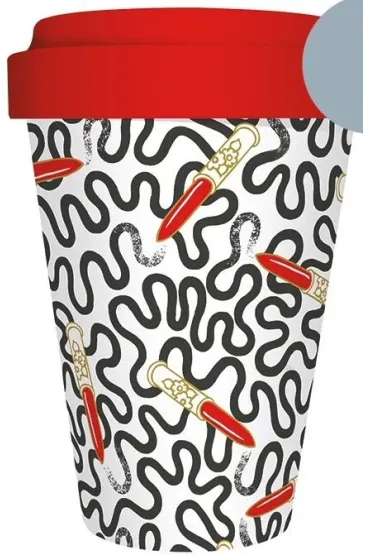 Museums & Galleries Kubek bambusowy Lipstick Wiggle