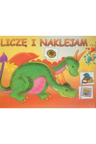 Licz� i naklejam. Malowanka z naklejkami