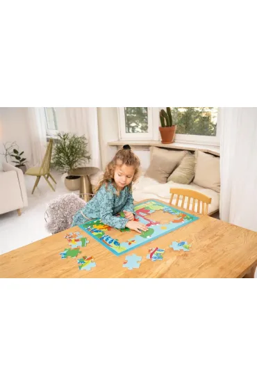 Puzzle 40 el. Dino Scratch