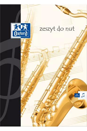 Oxford Zeszyt do nut A4 pi�ciolinia 32 kartki
