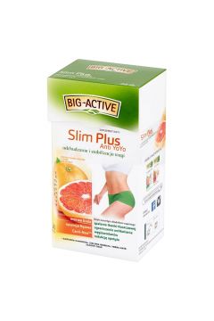Big-Active Herbatka zioowo-owocowa Slim Plus Anti YoYo Suplement diety 20 x 2 g