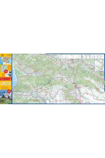Gruzja map&guide XL PL laminat 2023