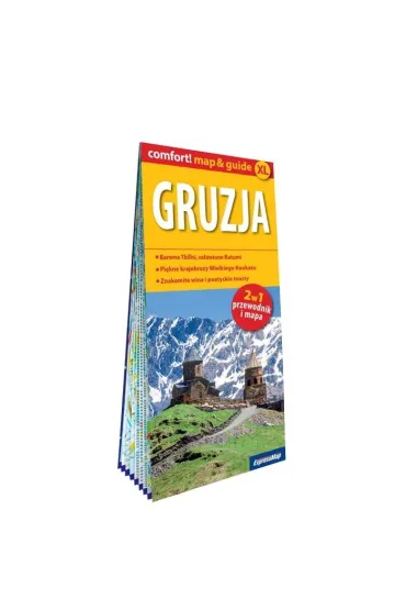 Gruzja map&guide XL PL laminat 2023