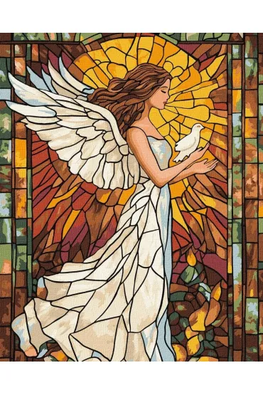 Ideyka Malowanie po numerach - Witra� Stra�niczka 40x50cm