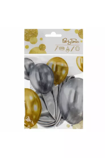 Arpex Balon dekoracyjny Celebrate srebrny 5 szt.