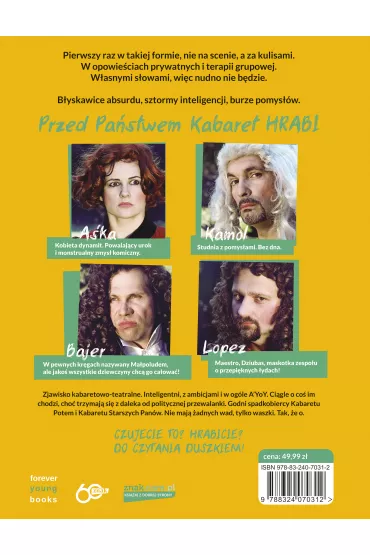 HRABI. Duszkiem tak! - Dariusz Kamys, Joanna Ko�aczkowska, Pawe� ��czuk, Jakub Jab�onka, �ukasz Pietsch, Tomasz Majer