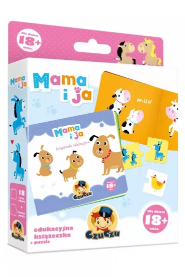 CzuCzu Mama i ja. Edukacyjna ksi��eczka + puzzle