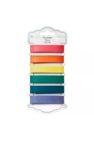 dpCraft Tasiemki satynowe brights 6 x 2m