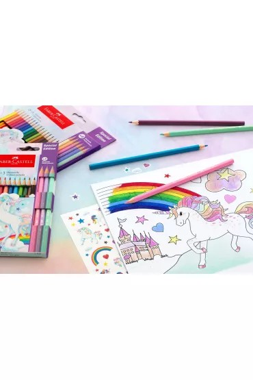 Faber-Castell Kredki sze�ciok�tne Unicorn 13 szt.