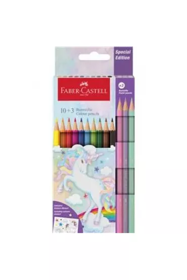 Faber-Castell Kredki sze�ciok�tne Unicorn 13 szt.