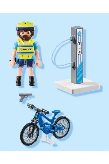 Playmobil Action Heroes Rowerowy patrol policji 71732