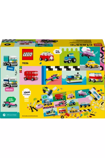LEGO Classic Kreatywne pojazdy 11036