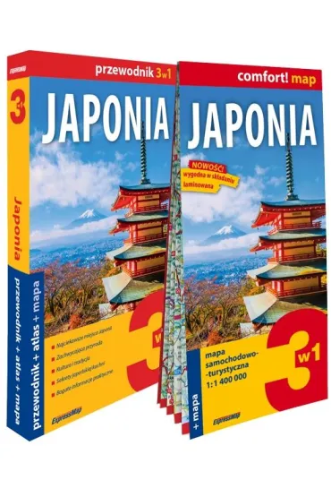 Japonia 3w1 przewodnik + atlas + mapa - Urszula  Styczek-Boyede