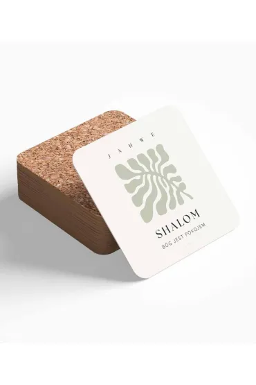Szaron Podstawka korkowa - imiona Boga - Shalom
