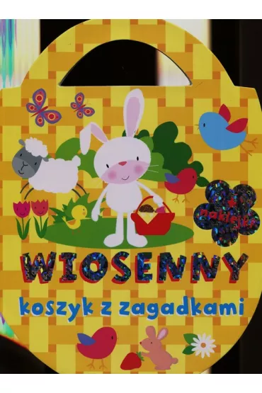 Wiosenny koszyk z zagadkami + naklejki