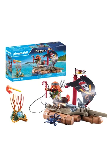 Playmobil Pirates Piracka tratwa ze skarbem 71794