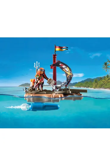 Playmobil Pirates Piracka tratwa ze skarbem 71794