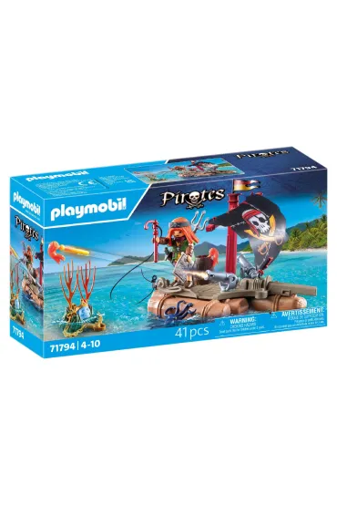 Playmobil Pirates Piracka tratwa ze skarbem 71794