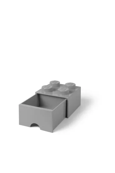 Szuflada klocek LEGO Brick 4 Szara