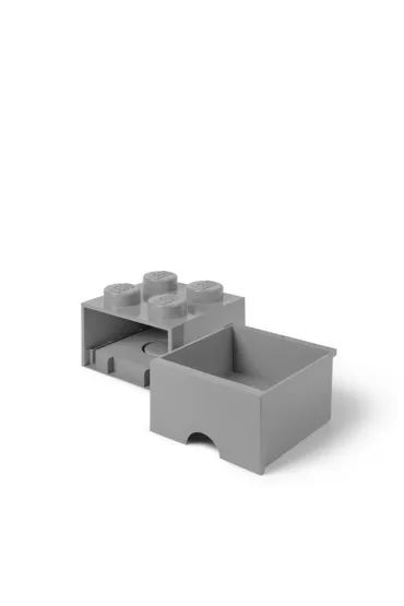 Szuflada klocek LEGO Brick 4 Szara