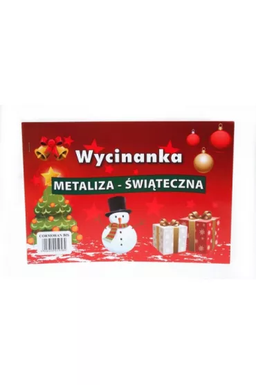 Cormoran Wycinanka metalizowana A4 �wi�teczna 6 kartek