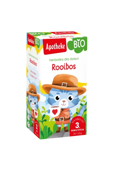 Apotheke Herbatka dla dzieci rooibos 20 x 1.5 g Bio