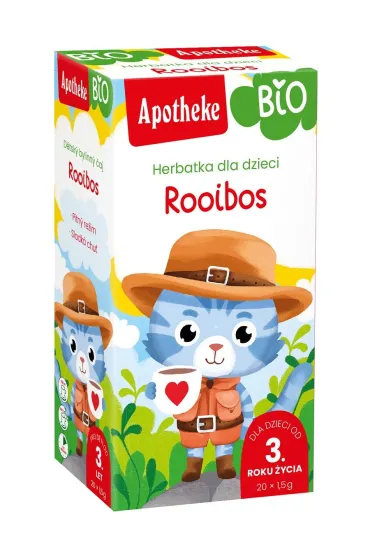 Apotheke Herbatka dla dzieci rooibos 20 x 1.5 g Bio