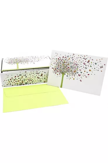 Peter Pauper Press Karnety Mini Drzewo Motyli