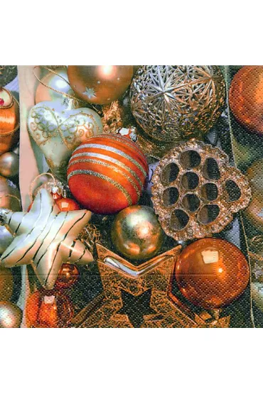Serwetki Lunch Shining balls 33x33 cm