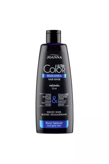 Joanna Ultra Color System niebieska p�ukanka do w�os�w siwych blond i rozja�nionych 150 ml