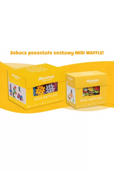 Midi Waffle Klocki konstrukcyjne midi 90 element�w
