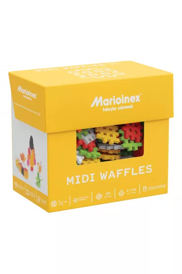Midi Waffle Klocki konstrukcyjne midi 90 element�w