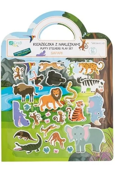 Ksi��eczka z naklejkami - Safari dpCraft