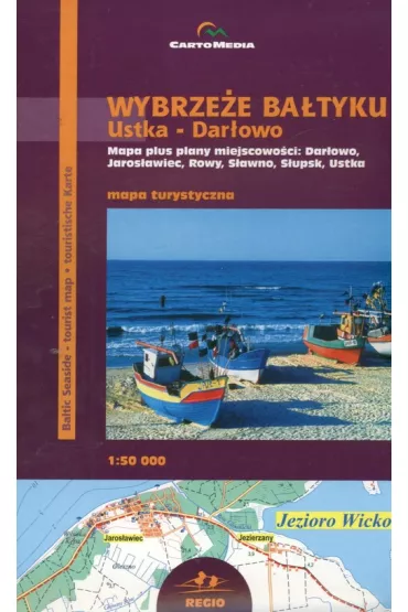 Wybrze�e Ba�tyku Ustka Dar�owo pol-ang Mapa turystyczna 1:50 000