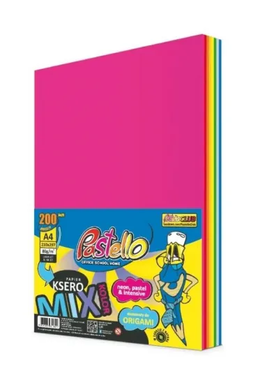 Alfa Pastello Papier ksero A4 8 kolor�w 200 arkuszy