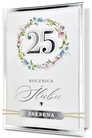 Karnet okazjonalny B6 z kopert� 25 Rocznica �lubu PAN DRAGON  HM200-3404
