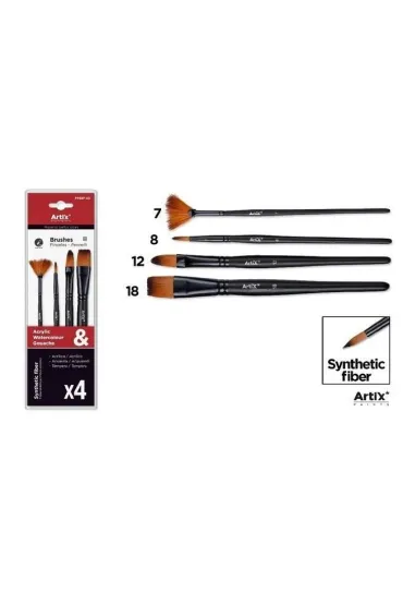 Artix P�dzle syntetyczne 4 szt.