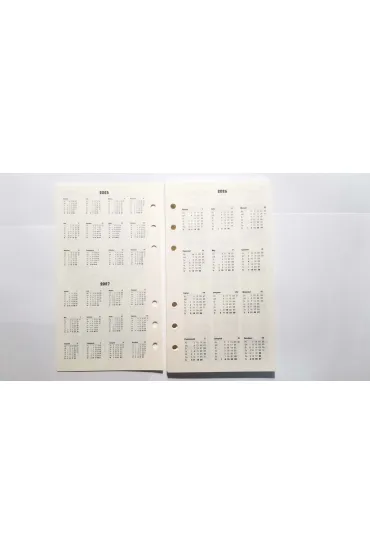 Drops Office Collection Kalendarz 2026 Wk�ad do Organizera Terminarz 7,5x12,5cm WKLORS-05-Weekly
