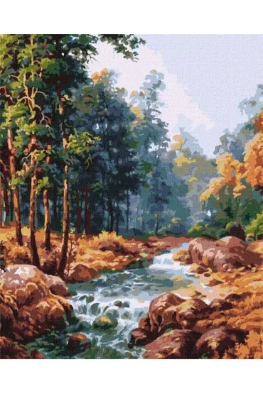 Ideyka Malowanie po numerach - Karpacka fontanna 40x50cm