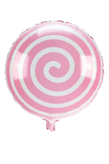 Balon foliowy lizak jasnor�owy