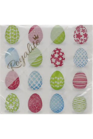 Herlitz Serwetki 33/3/20 jajka pastel ROYALITE
